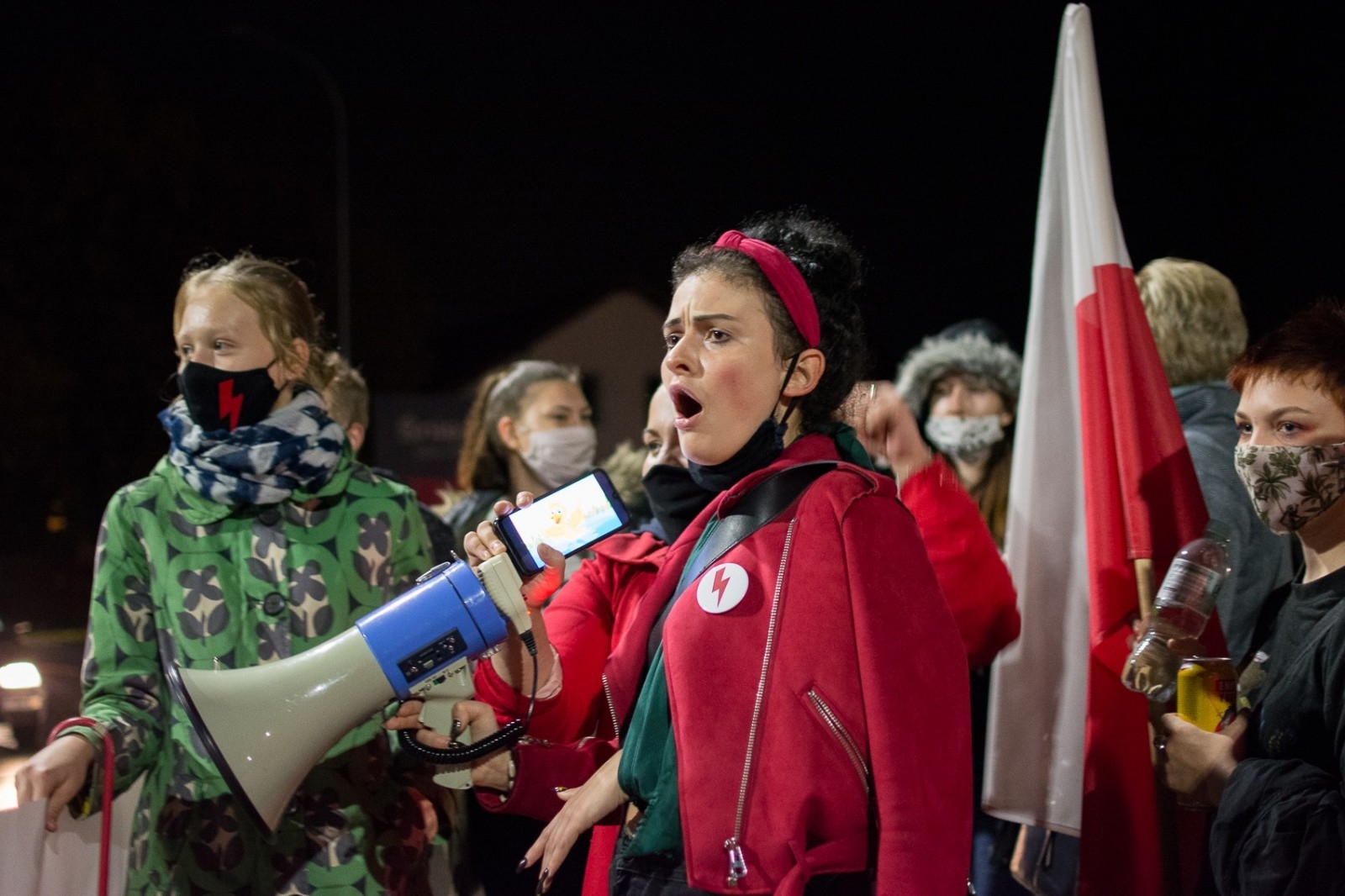 Jarocin. Protest kobiet tym razem bez tłumów - Zdjęcie główne