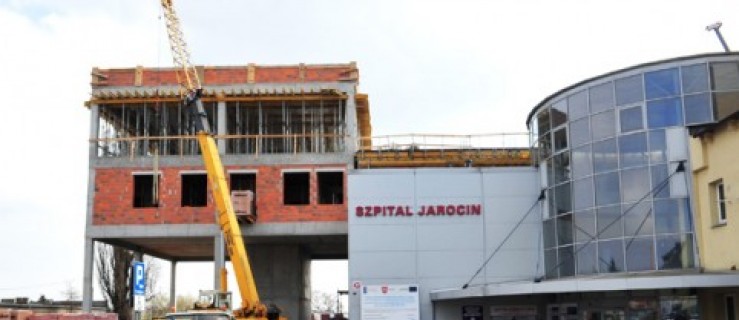 Trwa rozbudowa szpitala w Jarocinie - Zdjęcie główne
