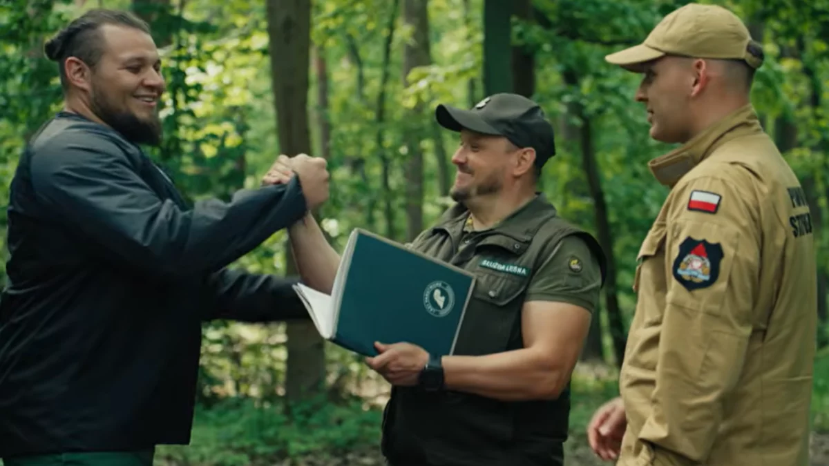 Strażak, leśnik i rugbysta razem dla środowiska. Powstał wyjątkowy film