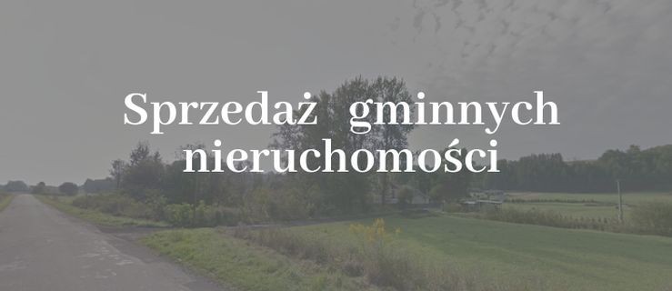 Co ze sprzedażą gminnych działek? - Zdjęcie główne