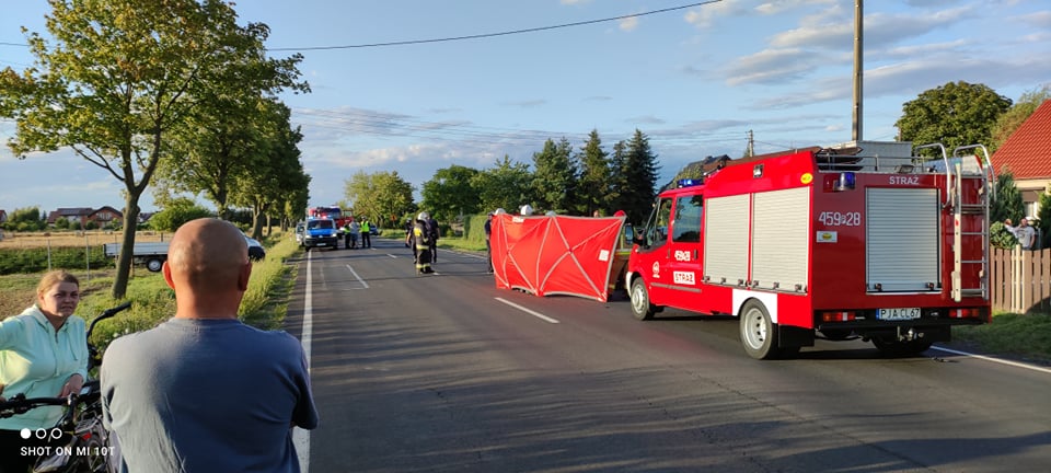 Śmiertelny wypadek na DK 15 w Jarocinie. Nie żyje motocyklista 