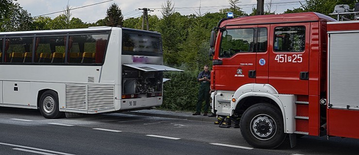 W Witaszyczkach zapalił się autobus - Zdjęcie główne