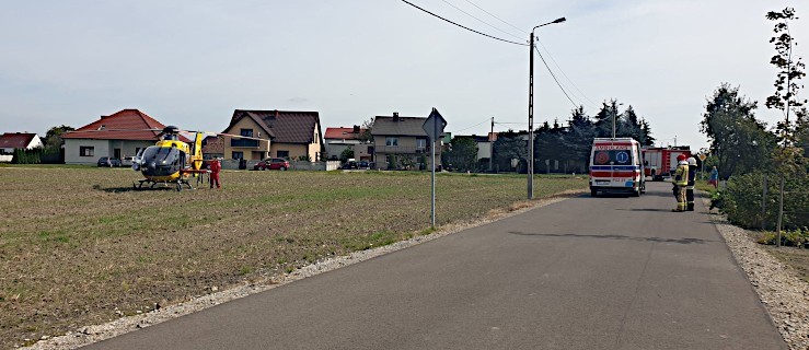 Mężczyzna spadł  ze schodów. Trwa akcja ratownicza  - Zdjęcie główne