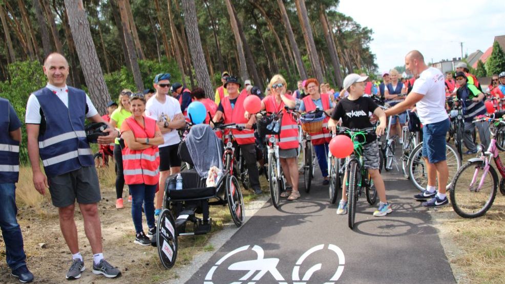 Otwarcie ścieżki rowerowej Jarocin - Żerków 