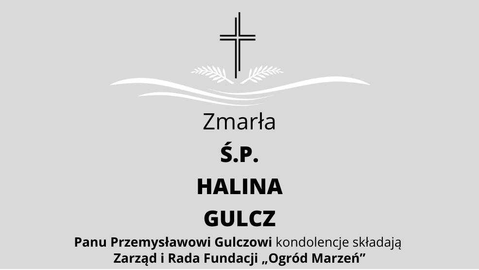 Zmarła Ś.P. Halina Gulcz - Zdjęcie główne