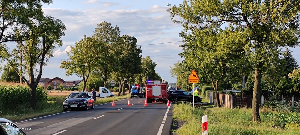 Śmiertelny wypadek na DK 15 w Jarocinie. Nie żyje motocyklista 