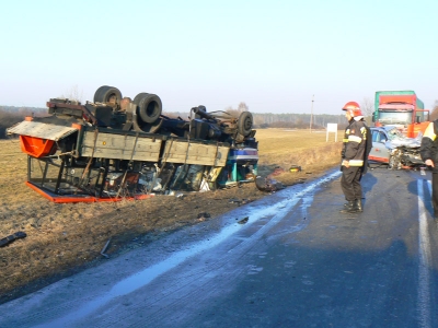 Wypadek w Suchej (gm. Żerków) - Zdjęcie główne