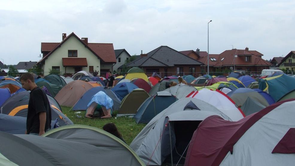 Pole namiotowe, to festiwalowa tradycja