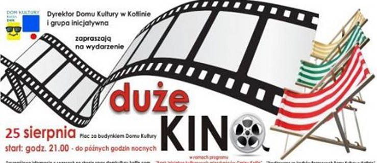 Duże Kino w Kotlinie przeniesione o kilka dni - Zdjęcie główne