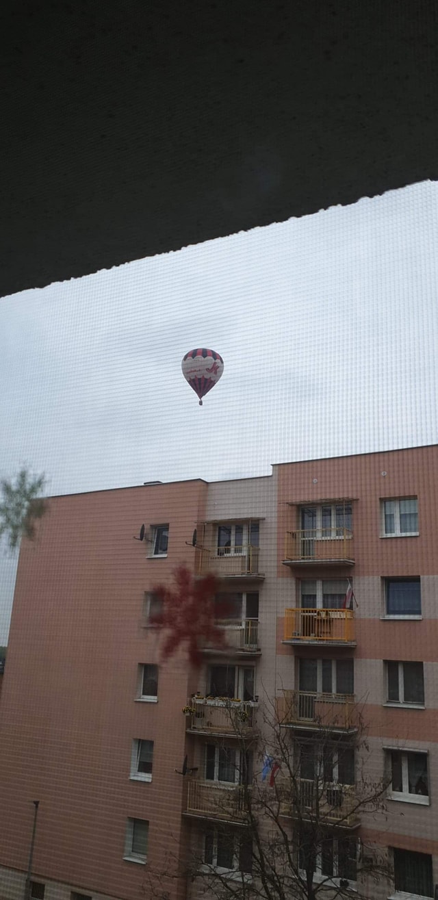 Balon nad Jarocinem wzbudził duże zainteresowanie. Wiemy kto nim leciał