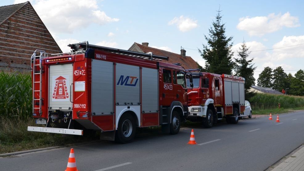 Drzewo przewróciło się na budynek gospodarczy