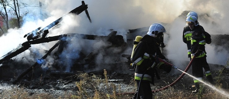 Pożar stodoły. Strażacy chronią las [ZDJĘCIA] - Zdjęcie główne