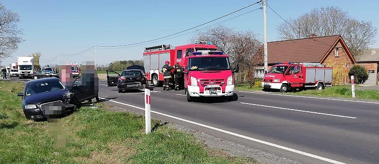 Wypadek na drodze krajowej. Jedna osoba poszkodowana  - Zdjęcie główne