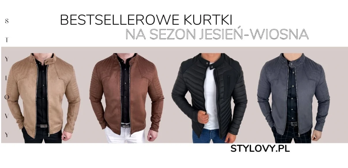 Kurtki przejściowe: najnowsze trendy w modzie męskiej - Zdjęcie główne