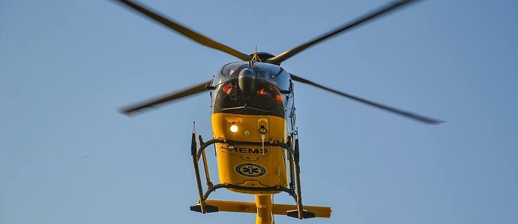 48-latek w ciężkim stanie po wypadku. Mężczyznę zabrał helikopter LPR-u - Zdjęcie główne