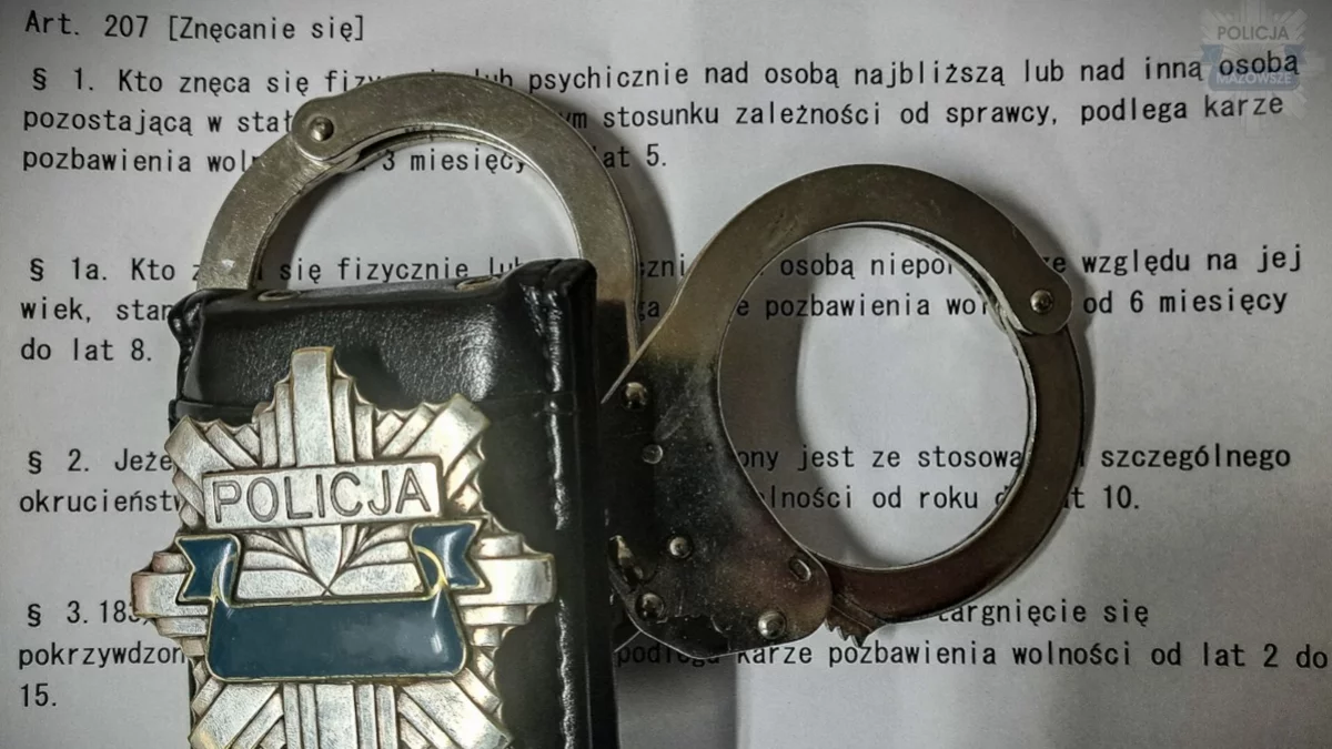 Mąż latami znęcał się na żoną. Wkroczyła policja