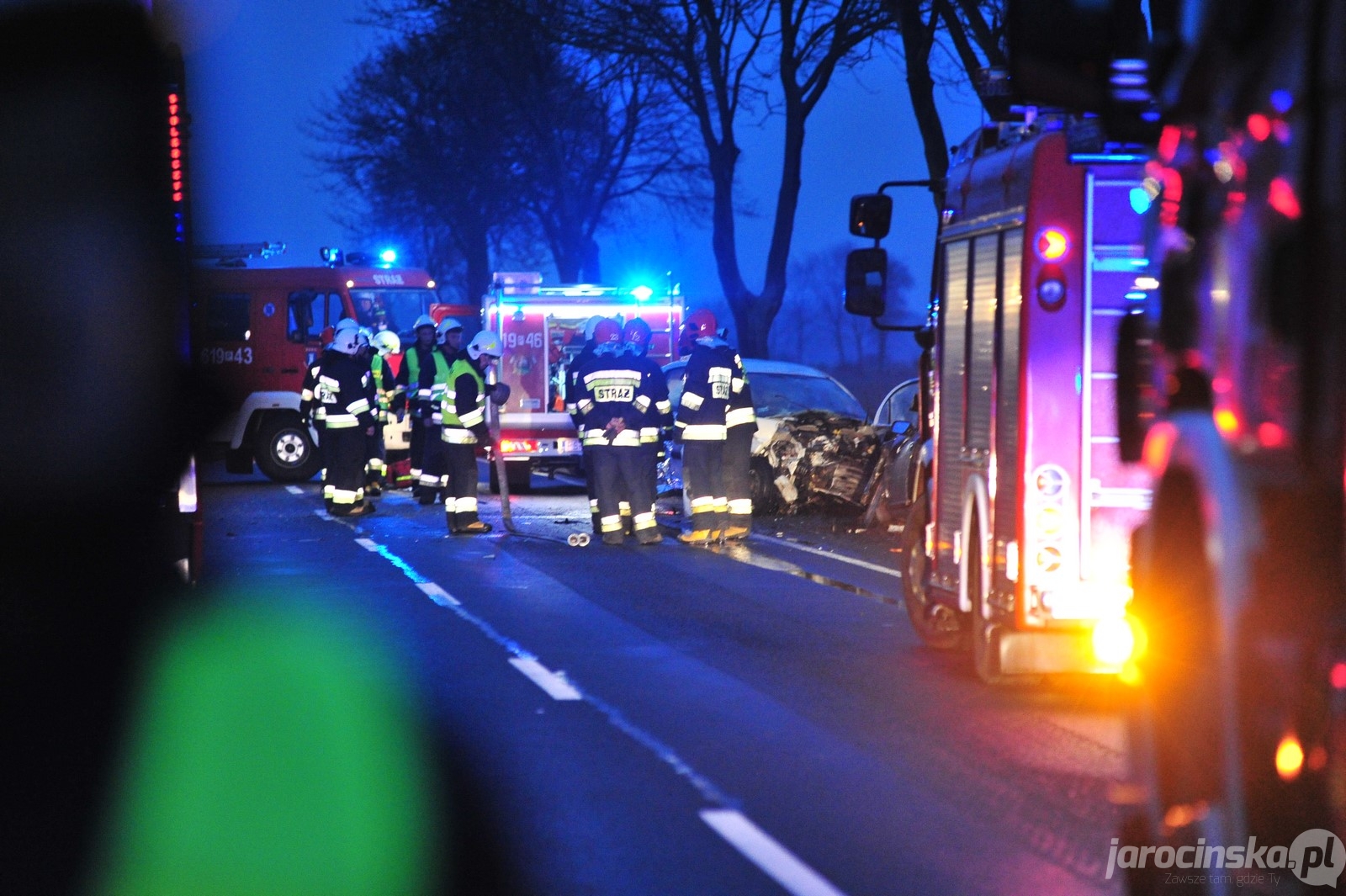 Jarocin. Zderzenie citroena z audi na DK 11 - Zdjęcie główne