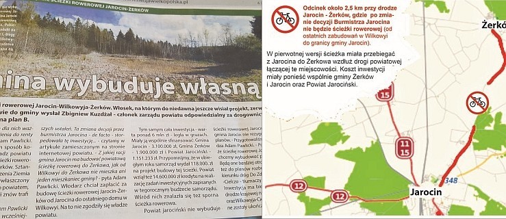 Radna pyta o ścieżkę rowerową: Mieszkańców nie interesują kłótnie na linii powiat - gmina - Zdjęcie główne