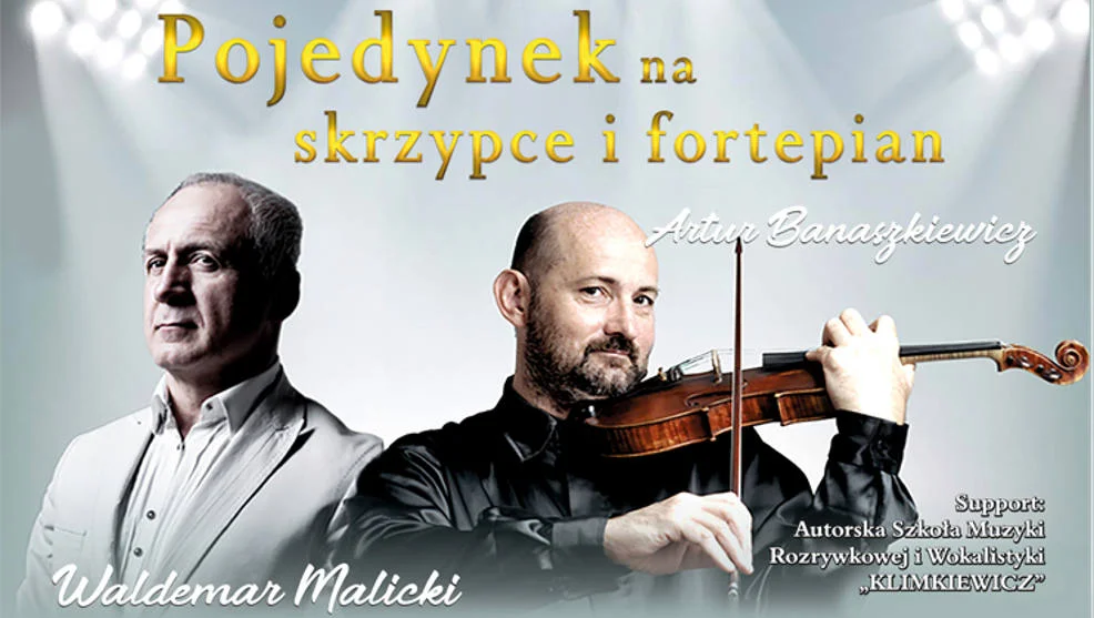 Pojedynek na skrzypce i fortepian. Waldemar Malicki z "Filharmonii Dowcipu" wystąpi w Jarocinie 
