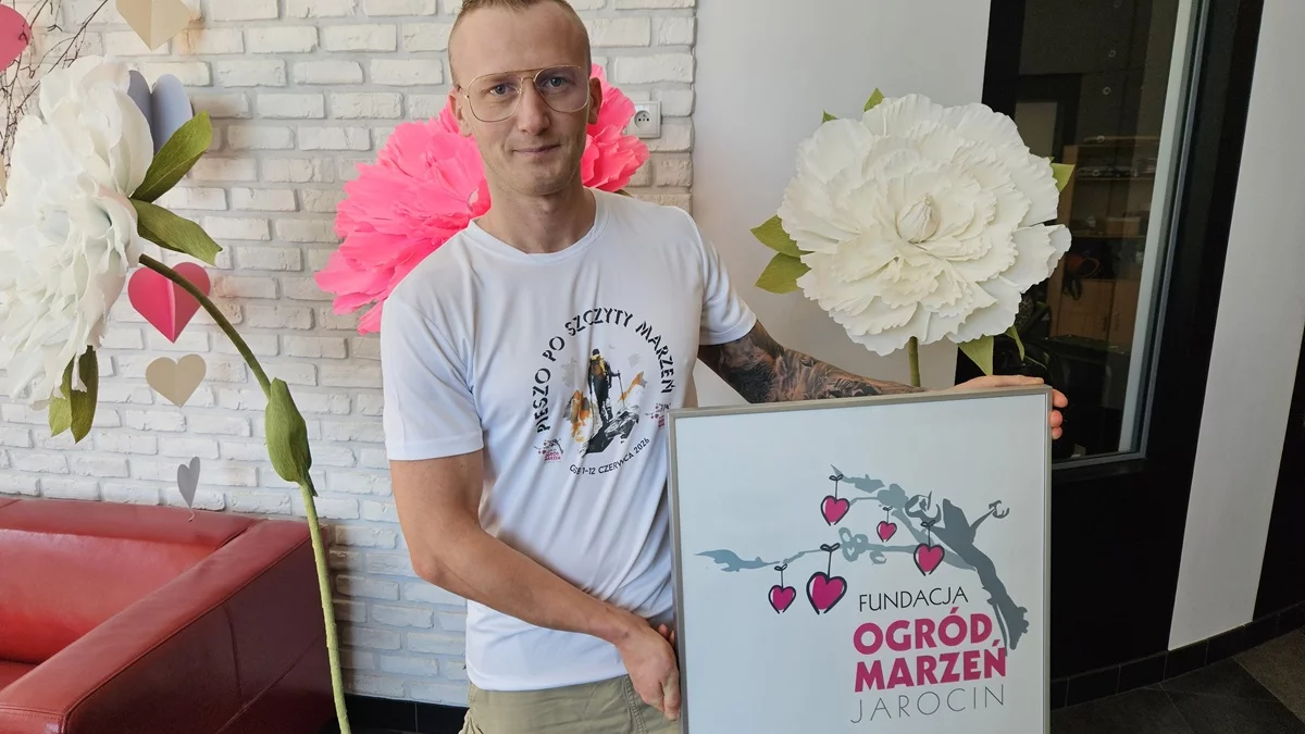 Szymon pokona pieszo 500 kilometrów. Uruchomił zbiórkę na rzecz potrzebujących dzieci