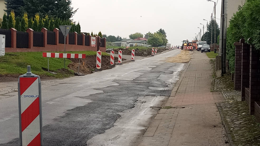 Jarocin. Trwa przebudowa ulic Wodnej, Glinki i Leszczyce. Będzie kolejne rondo - Zdjęcie główne