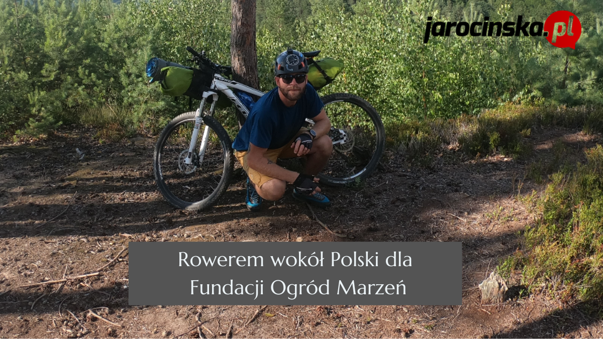 Pomysłodawca wyprawy „Rowerem wokół Polski dla Fundacji Ogród Marzeń” odwiedził Jarocin. Jaki był cel wizyty? - Zdjęcie główne