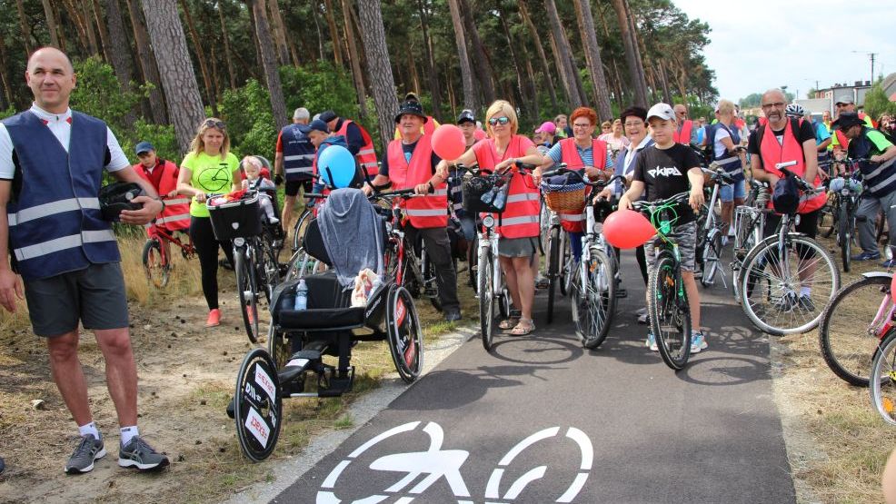 Otwarcie ścieżki rowerowej Jarocin - Żerków 