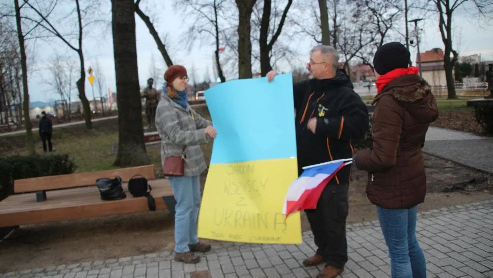 Jarocin solidarny z Ukrainą. Pokojowe spotkanie w parku 