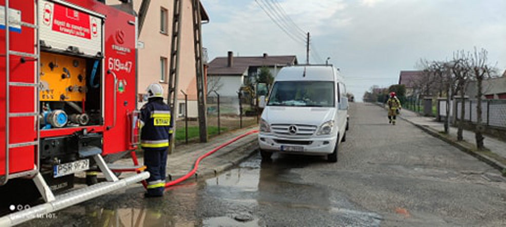 Rozszczelnienie gazociągu. Ewakuowano 18 osób  - Zdjęcie główne