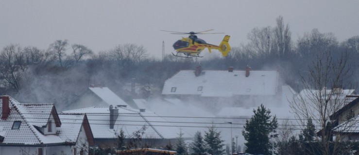 Helikopter LPR-u wylądował w środku miasta [WIDEO] - Zdjęcie główne