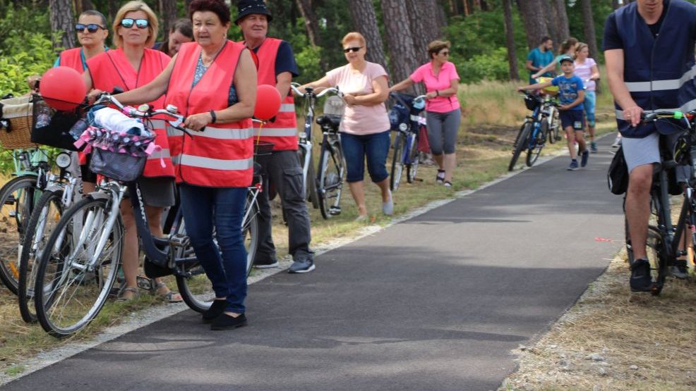 Otwarcie ścieżki rowerowej Jarocin - Żerków 