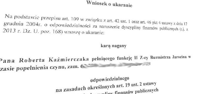 Wiceburmistrz z zarzutem naruszenia dyscypliny finansowej  - Zdjęcie główne