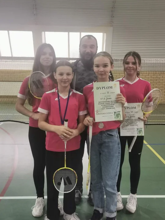Finał Rejonu Poznań Teren Wschód w Drużynowym Badmintonie Dziewcząt i Chłopców