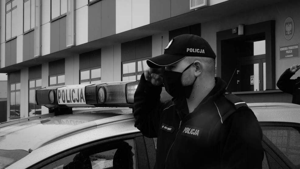 Jarocińscy policjanci pożegnali zastrzelonego kolegę 