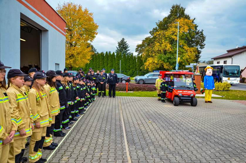 Ślubowanie Dziecięcych i Młodzieżowych Drużyn Pożarniczych OSP Golina   