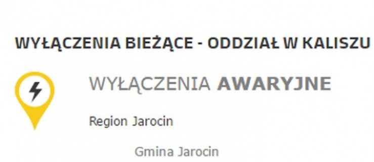 AWARIA. Nie ma prądu w gminie Jarocin - Zdjęcie główne