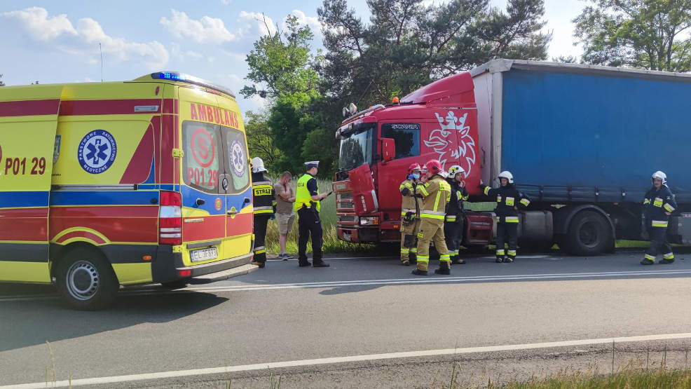 Wypadek na DK 11 koło Nowego Miasta