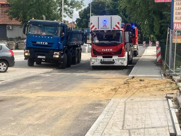 Pożar archiwum szpitala w Jarocinie 