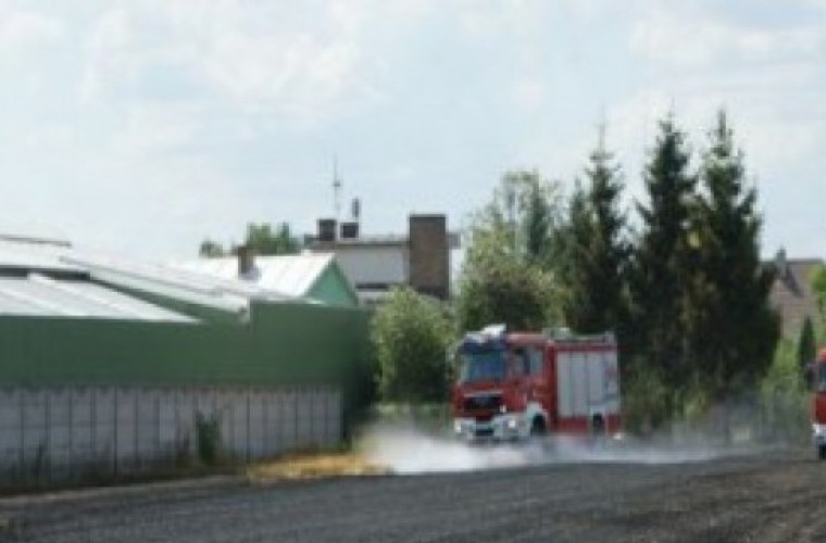 Pożar ścierniska w Koźminie Wlkp. - Zdjęcie główne