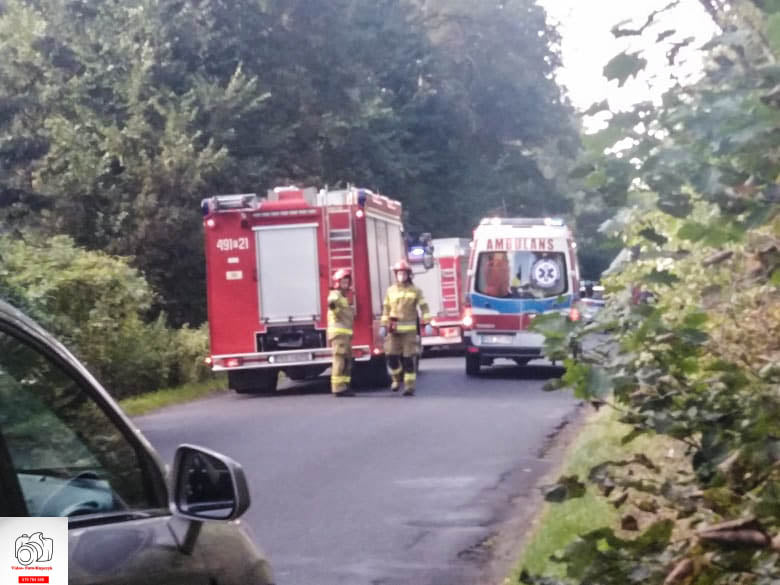 Wypadek na trasie Kobylin - Górka