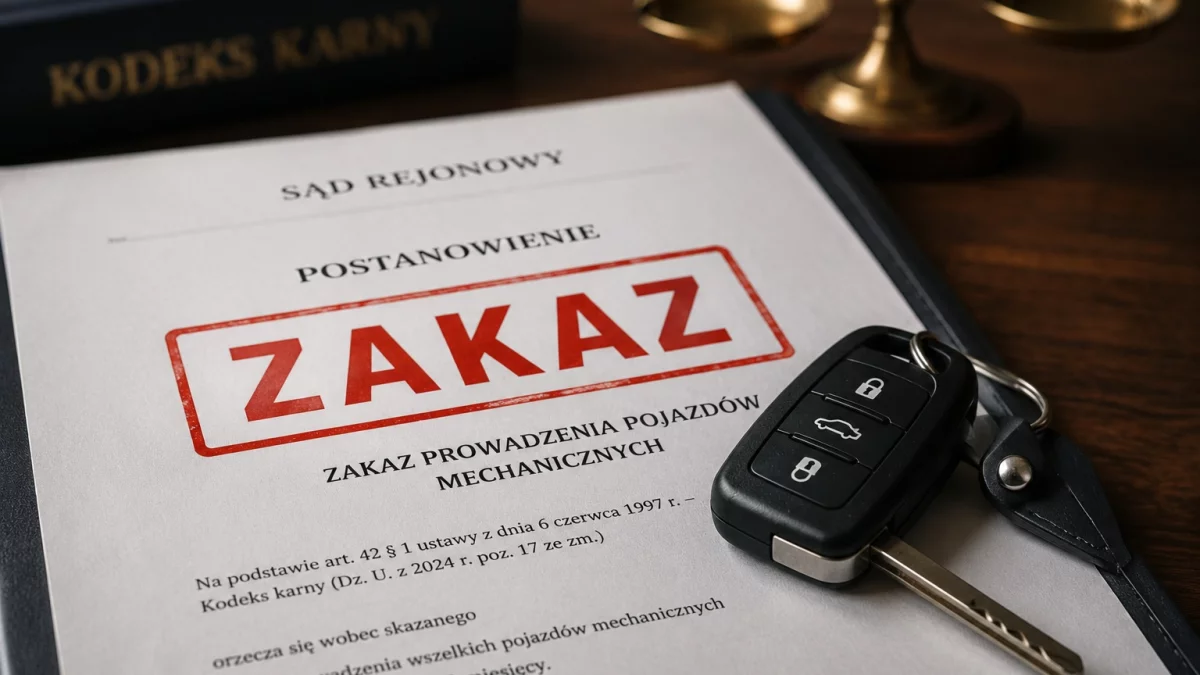 Miał zakaz prowadzenia, ale i tak wsiadł za kierownicę. To nie był jego jedyny problem