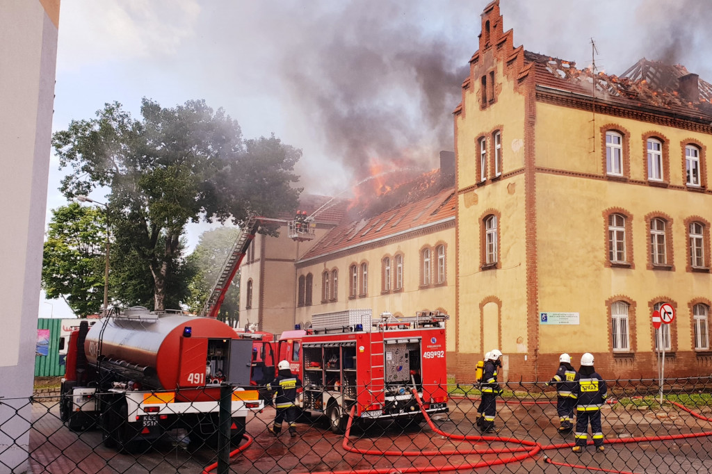 Krotoszyn. Pożar Szkoły Muzycznej - Zdjęcie główne