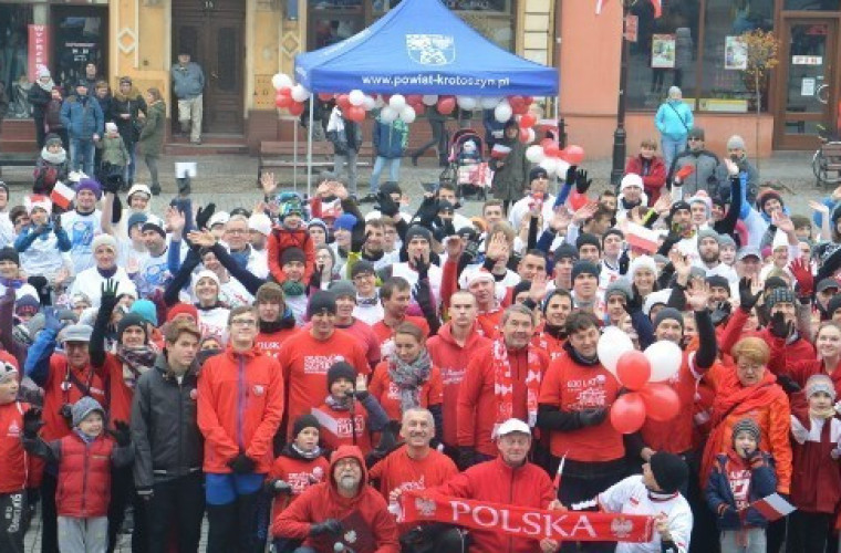 Krotoszyn. Bieg niepodległości. Przyjdź i stwórz flagę! - Zdjęcie główne