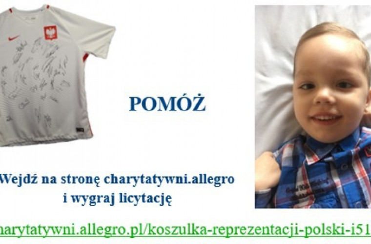 Sulmierzyce. Szkoła wspiera Dominika. Wylicytuj koszulkę reprezentacji. - Zdjęcie główne