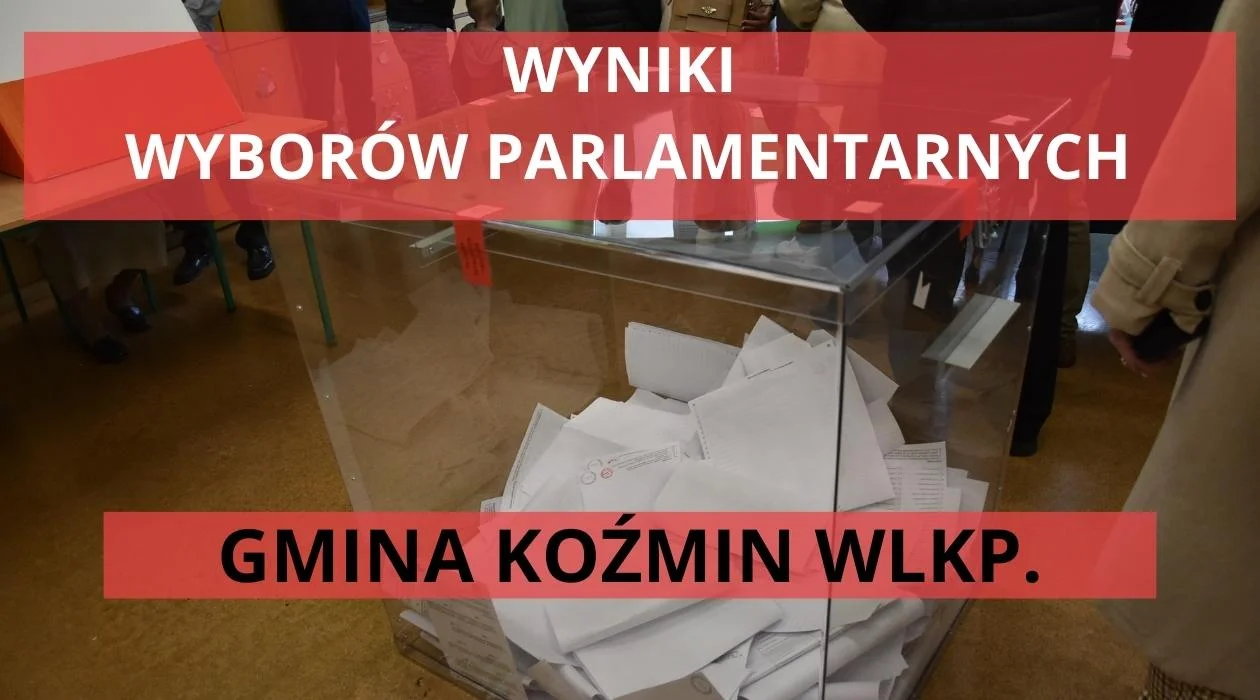 Koźmin Wlkp. Wyniki wyborów parlamentarnych. Jak głosowali mieszkańcy gminy? - Zdjęcie główne