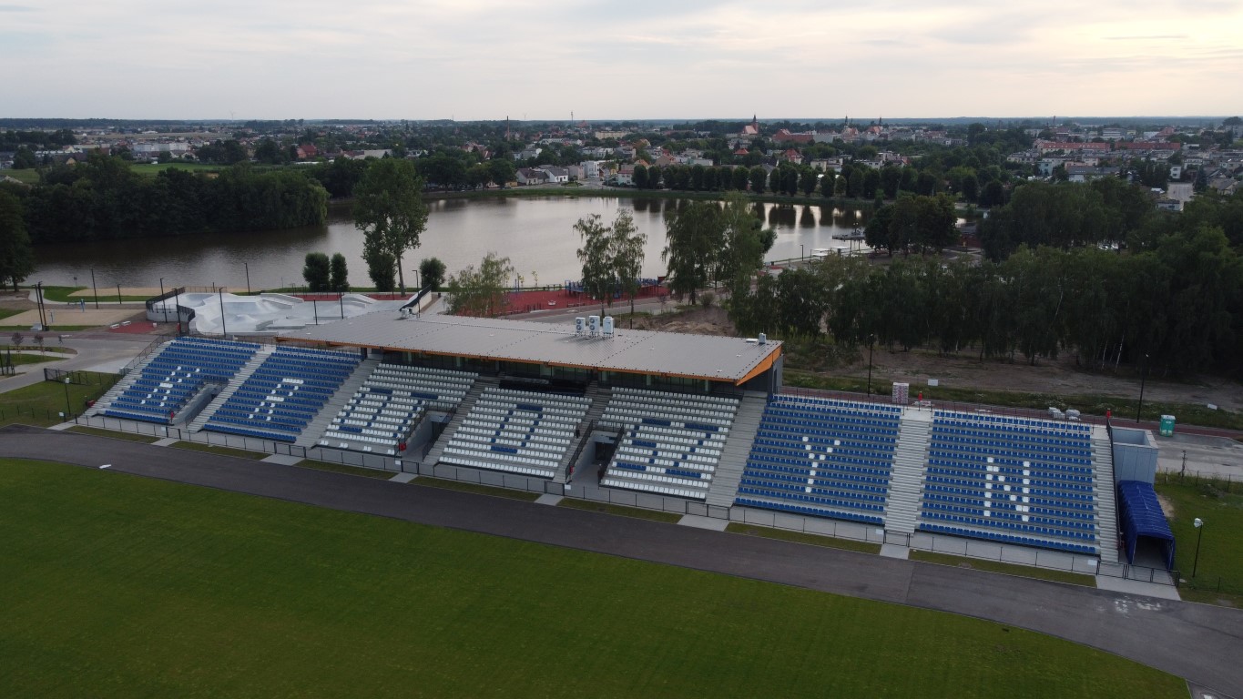 Postęp prac na Błoniach w Krotoszynie