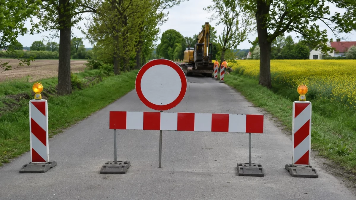 Utrudnienia dla kierowców w powiecie krotoszyńskim. Droga została zamknięta