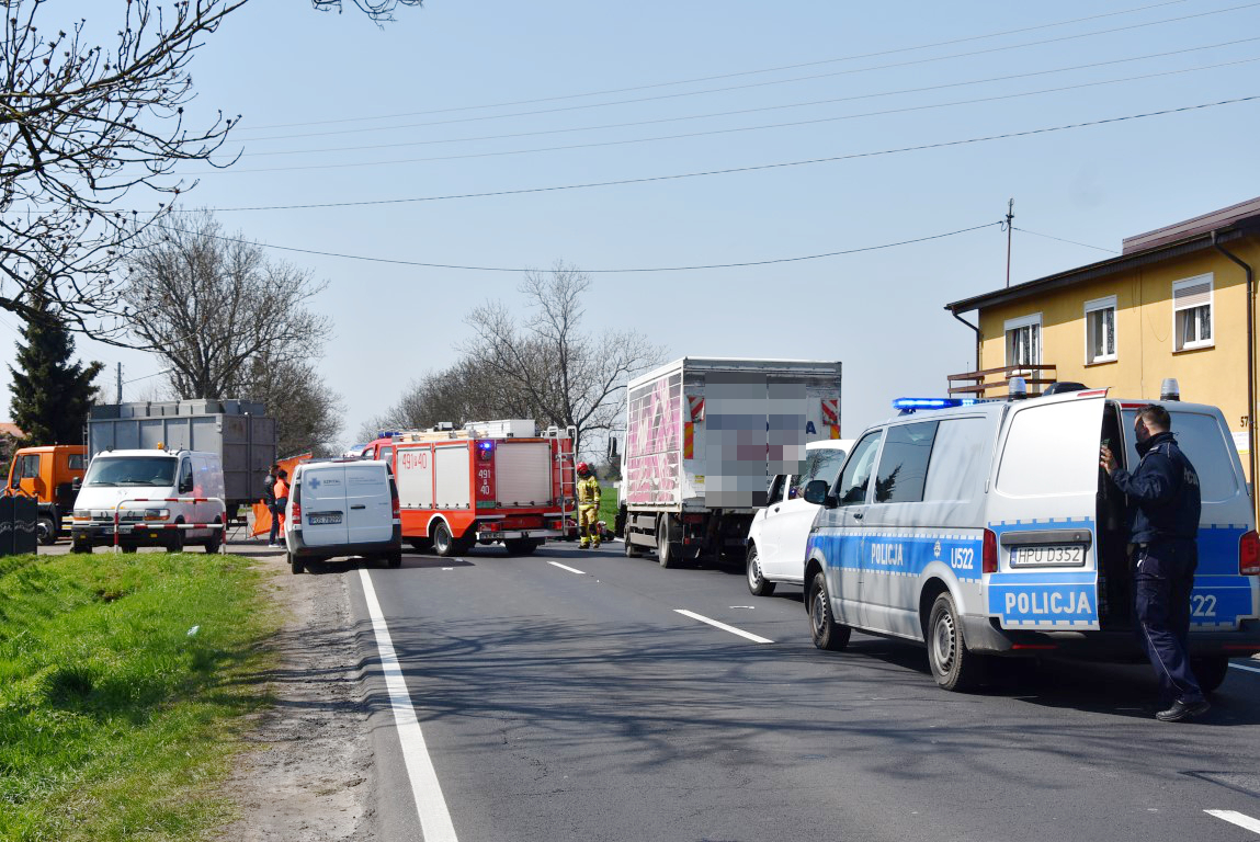 Wypadek śmiertelny w Kobylinie