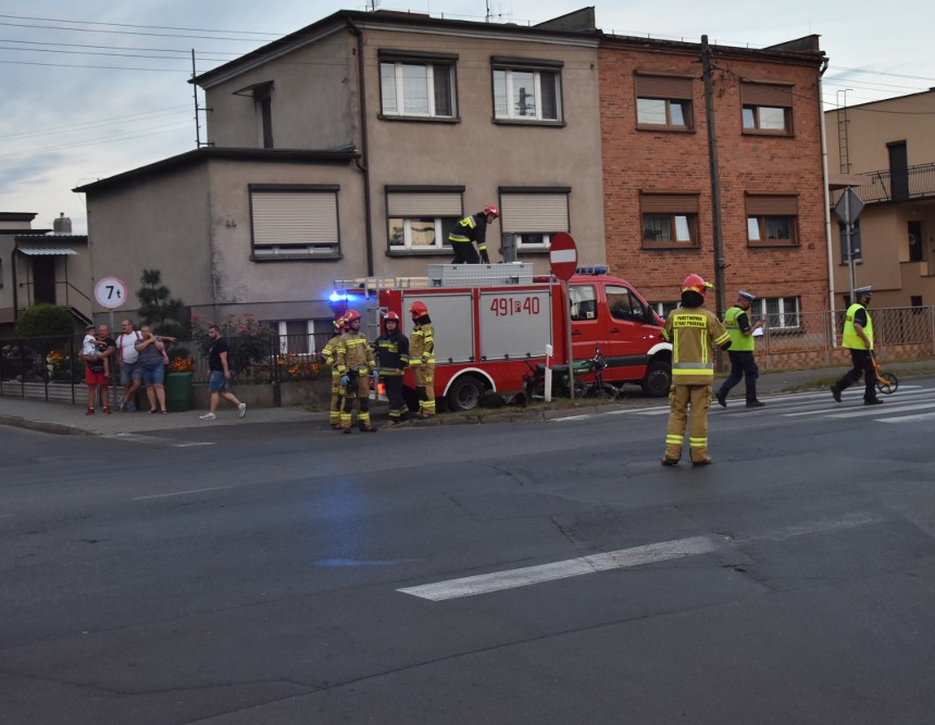 Krotoszyn. Wypadek z udziałem motorowerzysty - Zdjęcie główne