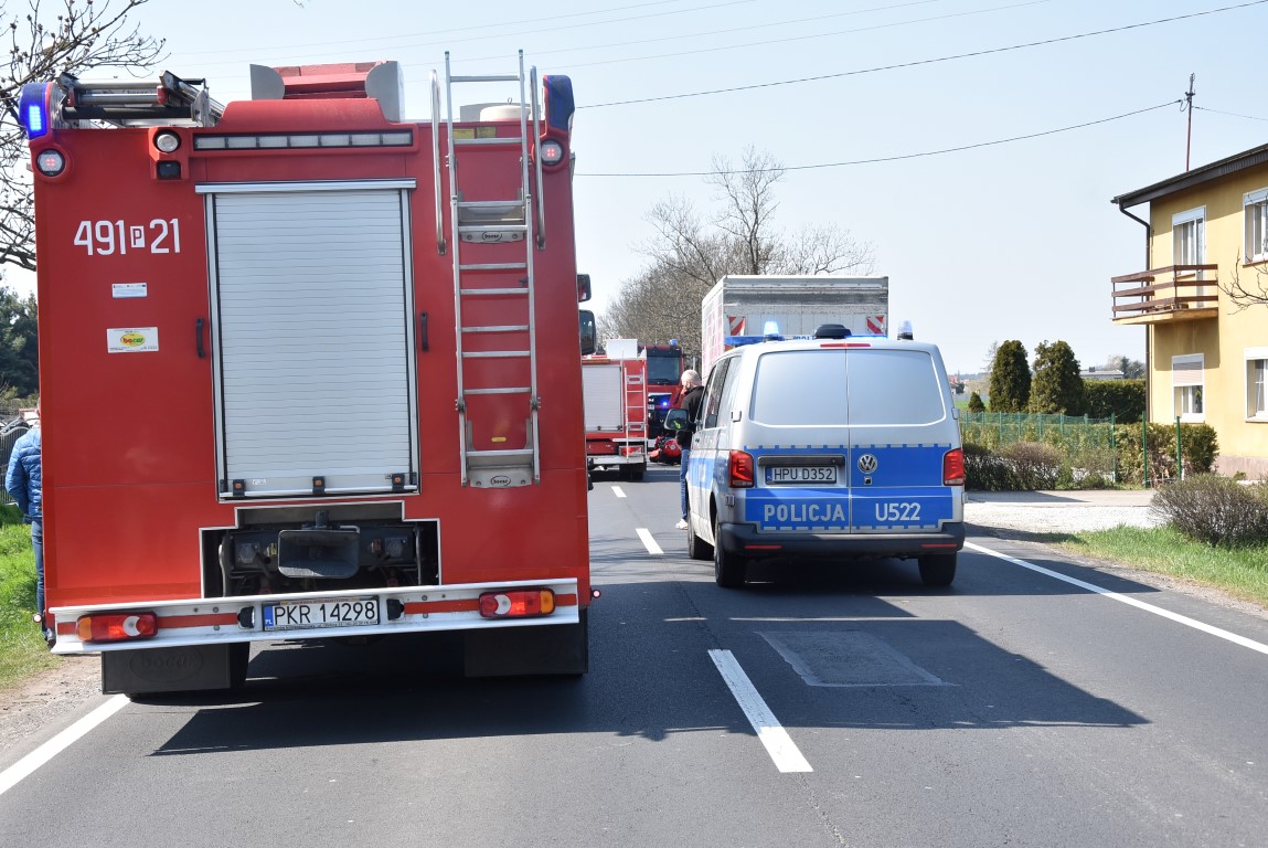 Wypadek śmiertelny w Kobylinie